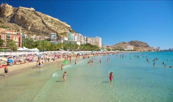 Alicante Centre ,Plage Et Quartier Anime,Wifi ,Climatisation מראה חיצוני תמונה